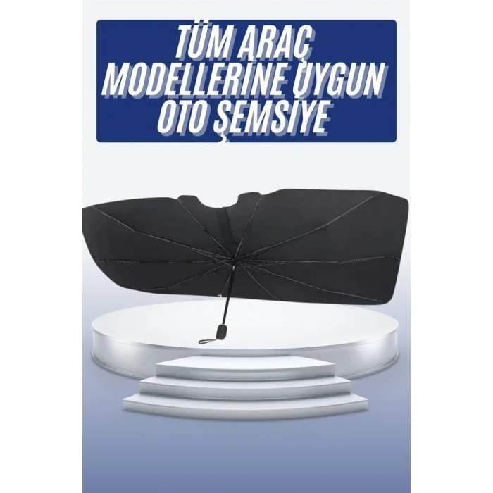Oto Ön Cam Güneşliği Otomatik Katlanabilir Gölgelik Oto Cam Şemsiye