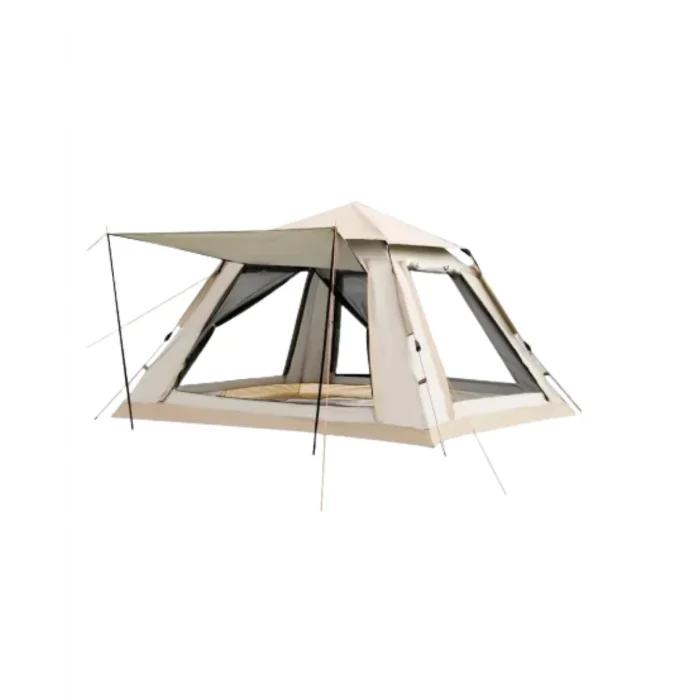 Otomatik Kamp Çadırı 240x240x160 cm 6 Kişilik Geniş Hacimli Güneşlikli