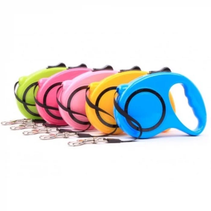 Otomatik Uzayıp Kısalabilen Makaralı Köpek Tasması - 5 Metre