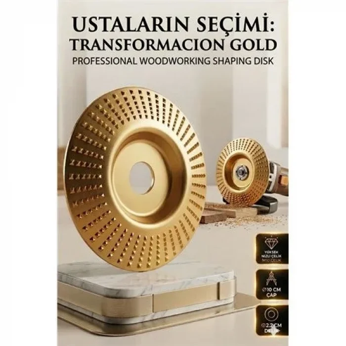 Oval Tip Bombeli Ahşap Törpü Diski  100mm | Tungsten Karbür 723063