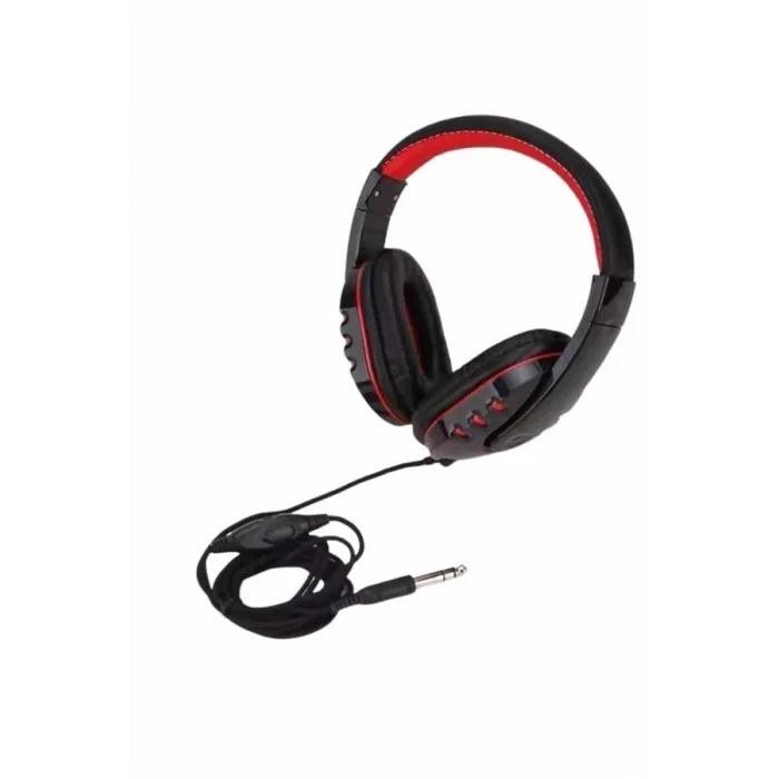 Oyuncu Kulaklığı Kulak Üstü Kablolu Stereo Mikrofonlu Yumuşak Kulak Yastığı
