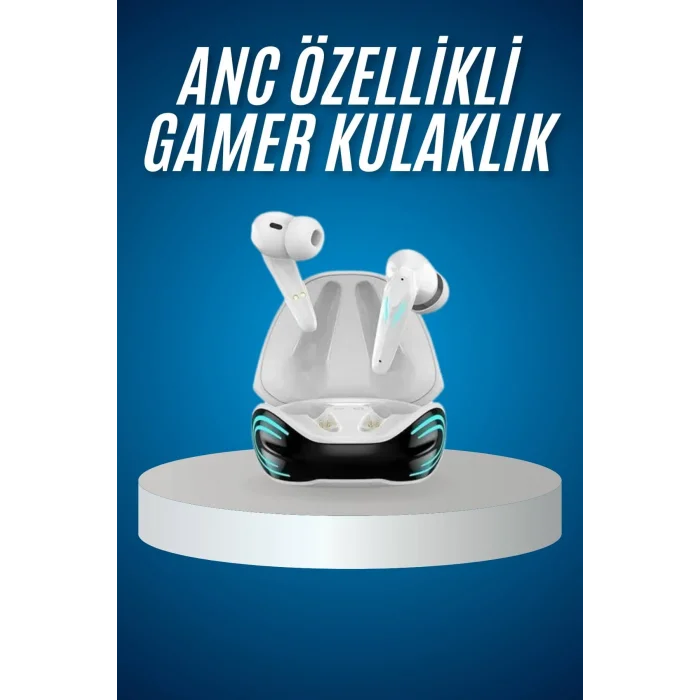 Oyuncu Kulaklığı Mikrofonlu Gürültü Engelleme Gecikme Önleyici Bluetooth Kulaklık