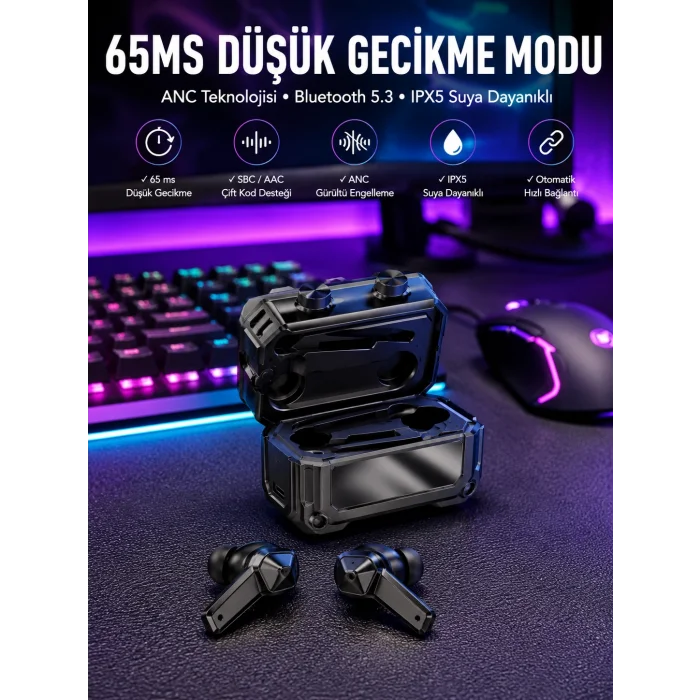 Oyuncu Kulaklığı Yeni Nesil  Kulaklık Gürültü Önleyici