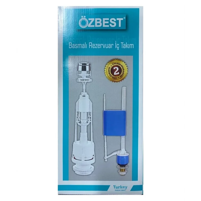 Özbest Su Tasarruflu Basmalı Klozet Rezervuar İç Takımı  Uyumlu ve Dayanıklı