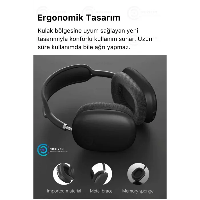 P9 Air Max  Premium Mikrofonlu Kablosuz Ios Android Uyumlu 5.0 Bluetooth Tws Oyuncu Kulaklık