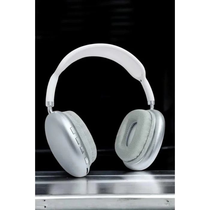 P9 Plus Kablosuz Kulak Üstü Bluetooth Kulaklık Beyaz Mikrofonlu Kulaküstü Kablosuz Kulaklık