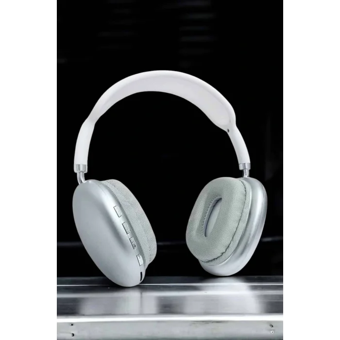 P9 Plus Kablosuz Kulak Üstü Bluetooth Kulaklık Beyaz Mikrofonlu Kulaküstü Kablosuz Kulaklık
