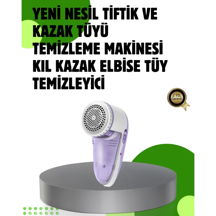 Pamuk Tiftik Tüy Temizleme Makinesi 5W – 3 lı Sistem