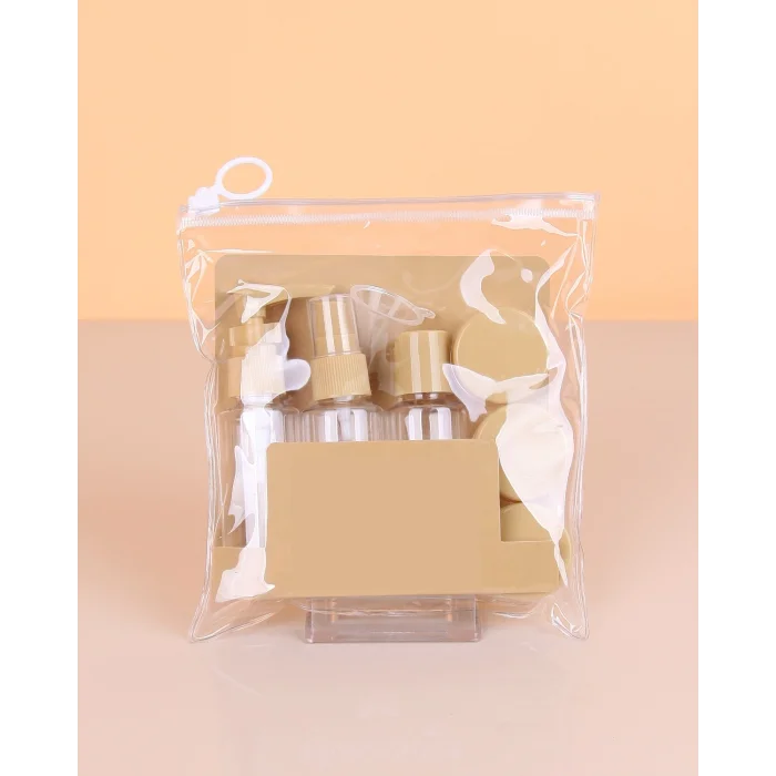 Parfüm Şişesi - Kozmetik Şişesi - 8 li Seyahat Doldurulabilir Kozmetik Seti