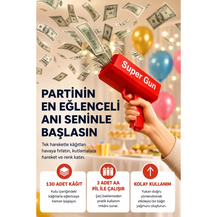 Partiler ve Sosyal Medya İçerikleri İçin Etkili Kâğıt Atma Oyuncağı