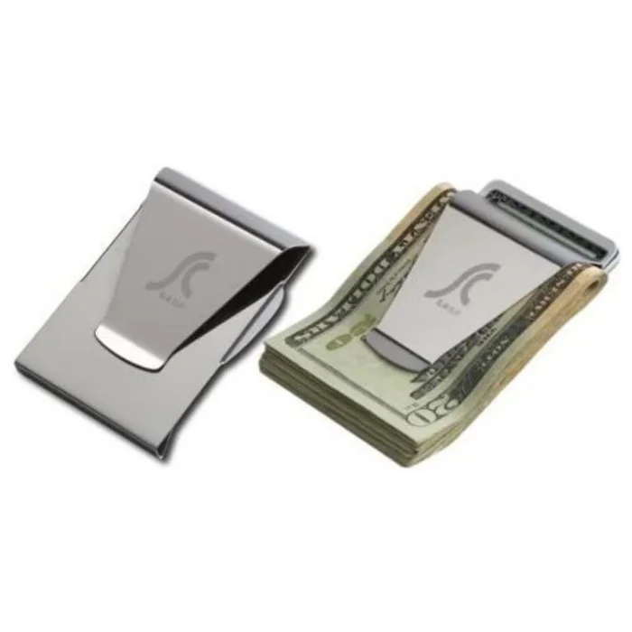 Paslanmaz Çelik Cüzdan Slim Clip (5047)