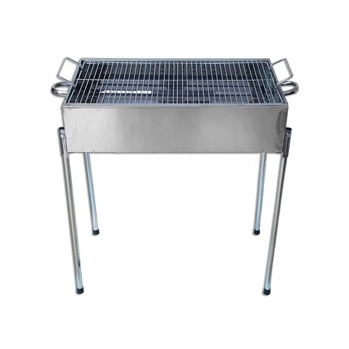 PASLANMAZ MANGAL PORTATİF AYAKLI - STANDLI 70CM (5047)