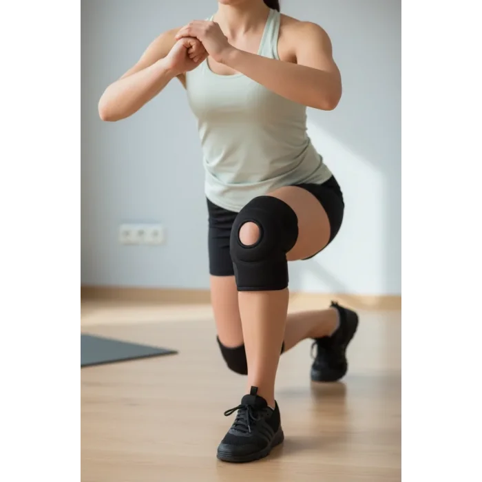 Patella Destekli Çapraz Bağ Diz Korsesi Spor Ve Menisküs İçin İkili