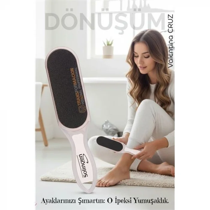 Peeling Çift Taraflı Ayak Törpüsü  Nasır Giderici Ölü Deri Pedikür Aleti Solingen Professional