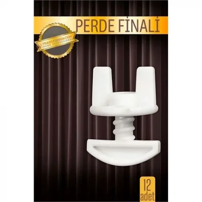 Perde Finali Perde Sonlandırıcı Stop Korniş Finali Sonu 12 Adet 716104