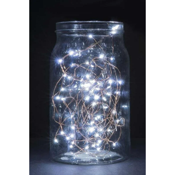 Peri Led Işık 5 metre BEYAZ  Dekor Lambası 50 Ledli