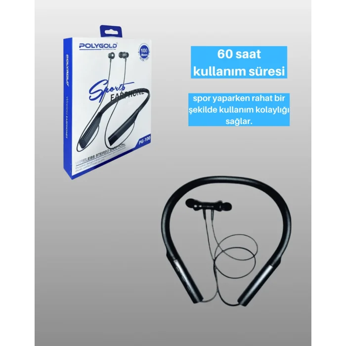 PG-100 Kablosuz Bluetooth Kulaklık Yeni Nesil