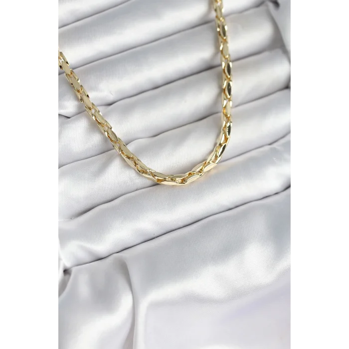 Pirinç Gold Renk 60 cm Zincir Kadın Kolye