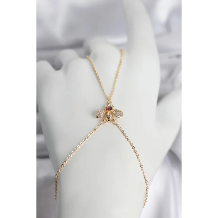 Pirinç Gold Renk Sinek Model Kadın Şahmeran