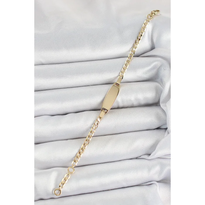 Pirinç Oval Model Gold Renk Xuping Bebek Künyesi