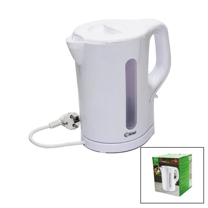 PLASTİK  KETTLE SU ISITICISI  BEYAZ  1.7LT  2000W OTOMATİK KAPANMA - 360° GÖVDE - KABLO SAKLAMA KK-3304 (5047)