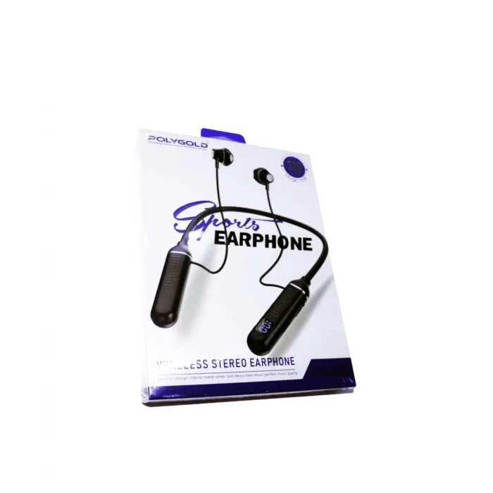 Polygold PG-100 Boyun Askılı Kablosuz Kulaklık – 200 Saat Bekleme Süresi, Stereo Ses, Mikrofonlu