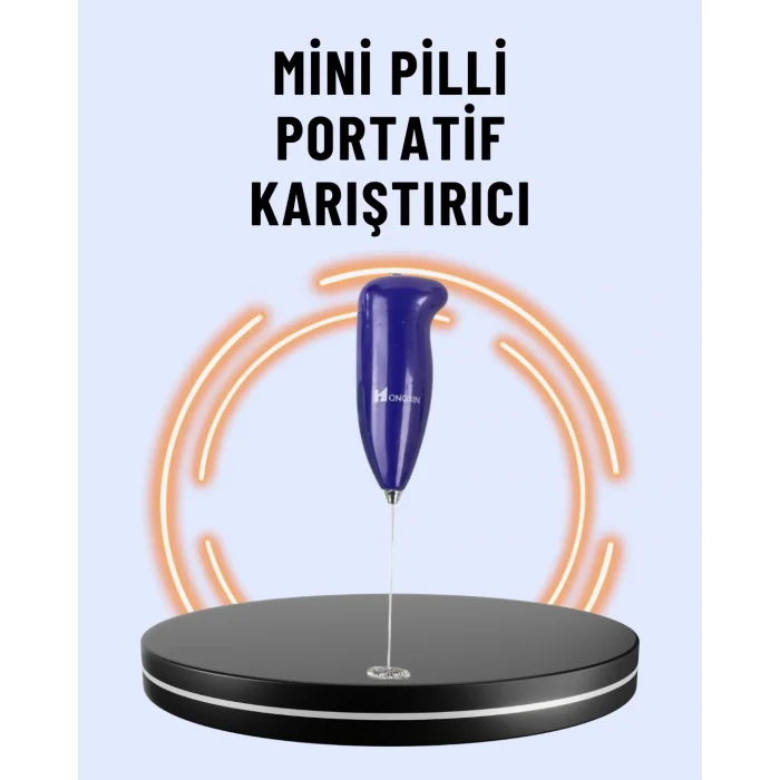 Portatif Kahve Köpürtücü – Latte, Cappuccino, Milkshake ve Puding Yapıcı