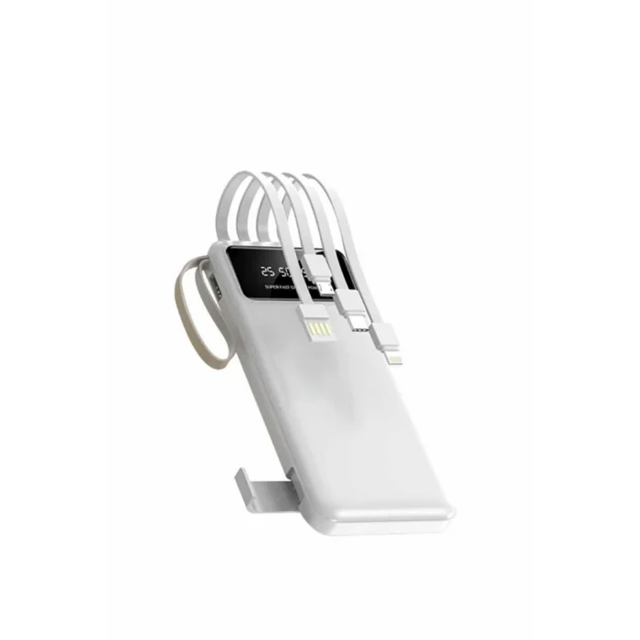 Powerbank Şarj Cihazı 4 Çıkışlı 20.000 MAH Powerbank Taşınabilir Çoklu Giriş