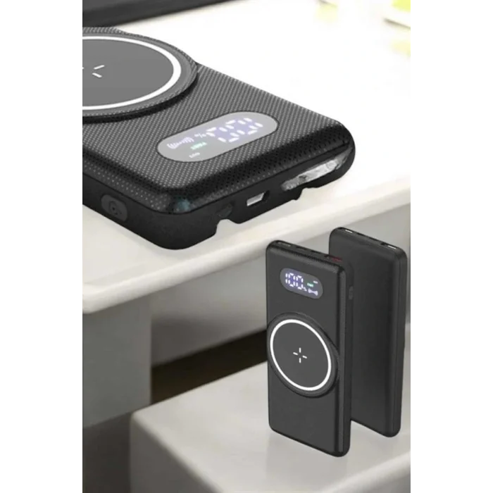 Powerbank Taşınabilir 10.000 Mah Hızlı Şarj Dijital Göstergeli