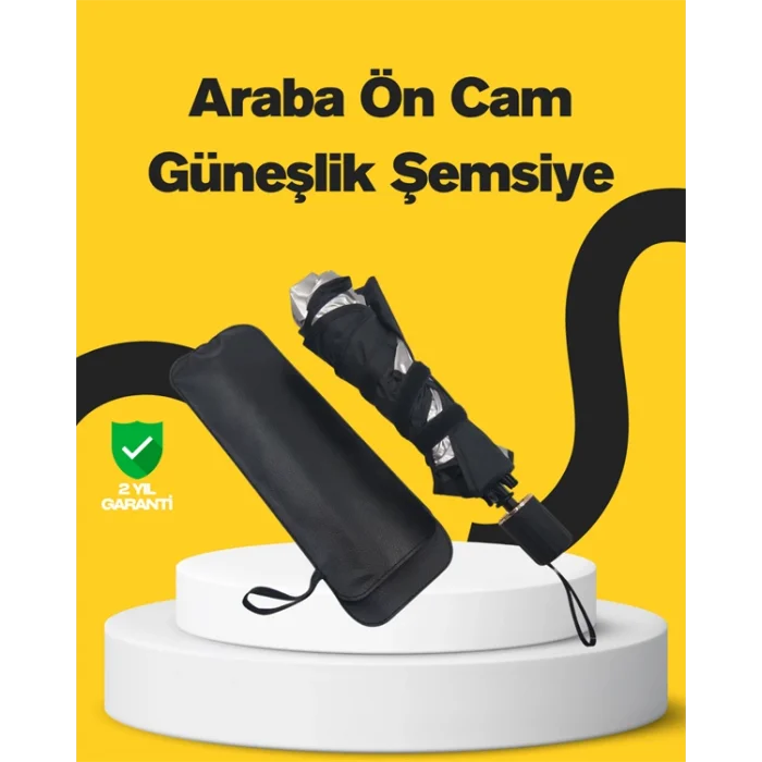 Pratik Ön Cam Güneşliği – Geniş Kapsama Alanı, Kolay Saklama