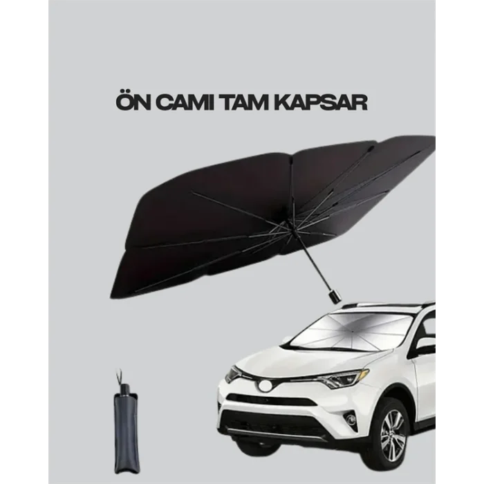 Pratik Ön Cam Güneşliği – Geniş Kapsama Alanı, Kolay Saklama