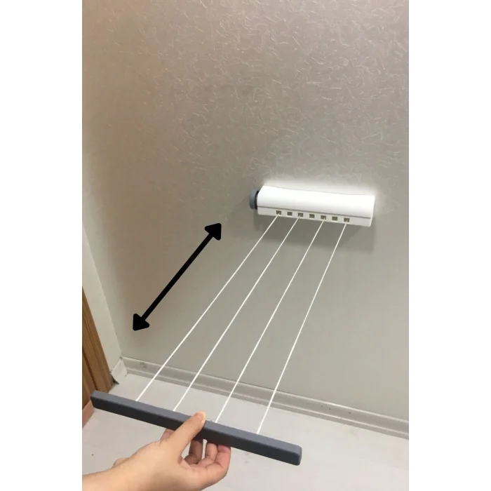 Pratik Portatif Yeni Nesil Çek As  Kolay Askılık 4 İpli Askılık (5047)