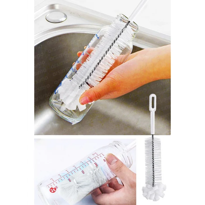 Premium Lüks Şişe ve Biberon Fırçası - Ultra Dayanıklı Profesyonel Temizlik & Kristal Parlaklık