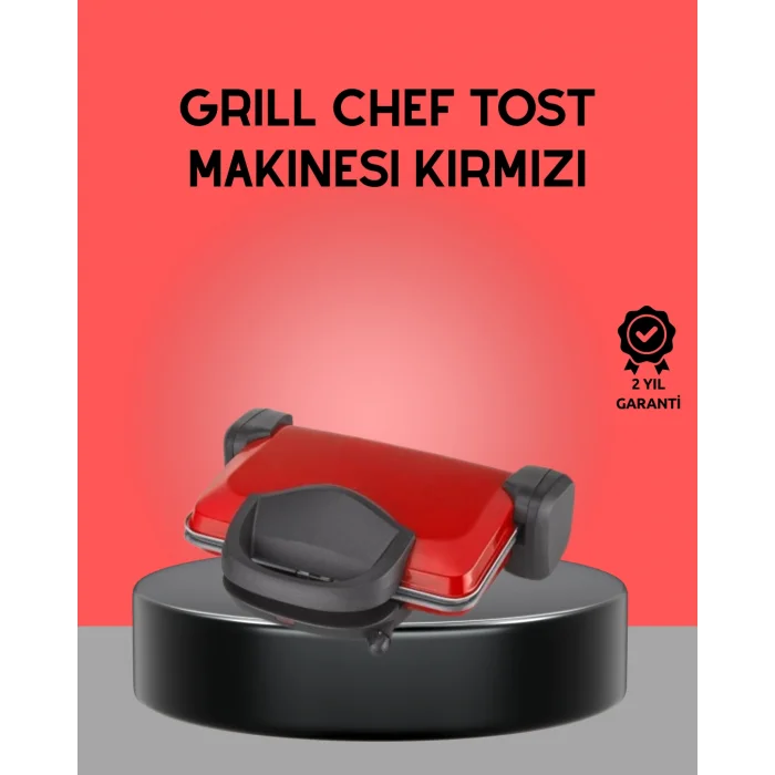 Profesyonel 2000W Tost Makinesi – Ayarlanabilir Termostat ve Çıkarılabilir Plaka
