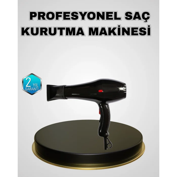 Profesyonel 2200W Fön Makinesi Soğuk Sıcak Üflemeli İki Kademeli