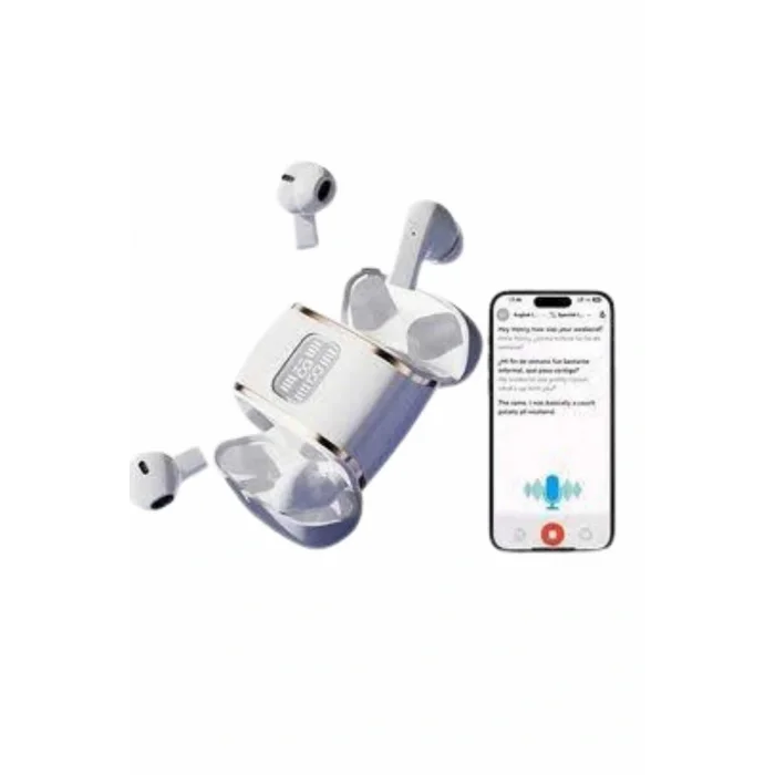 Profesyonel Dijital Göstergeli Düşük Gecikme Bluetooth Kulaklık Çift Kulaklık