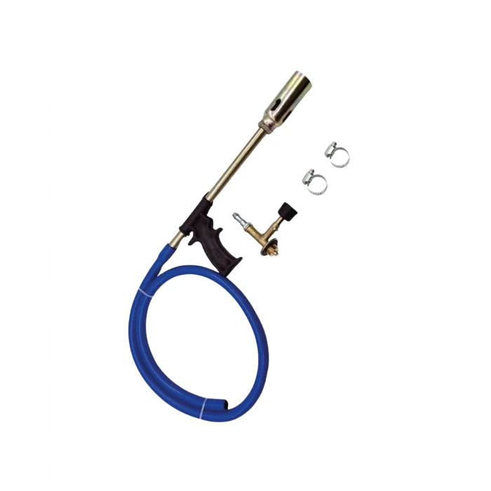 Profesyonel Gazlı Pürmüz Alev Tabancası Hortumlu LPG Yakıcı Ateş Başlatma ve Tamir Aleti