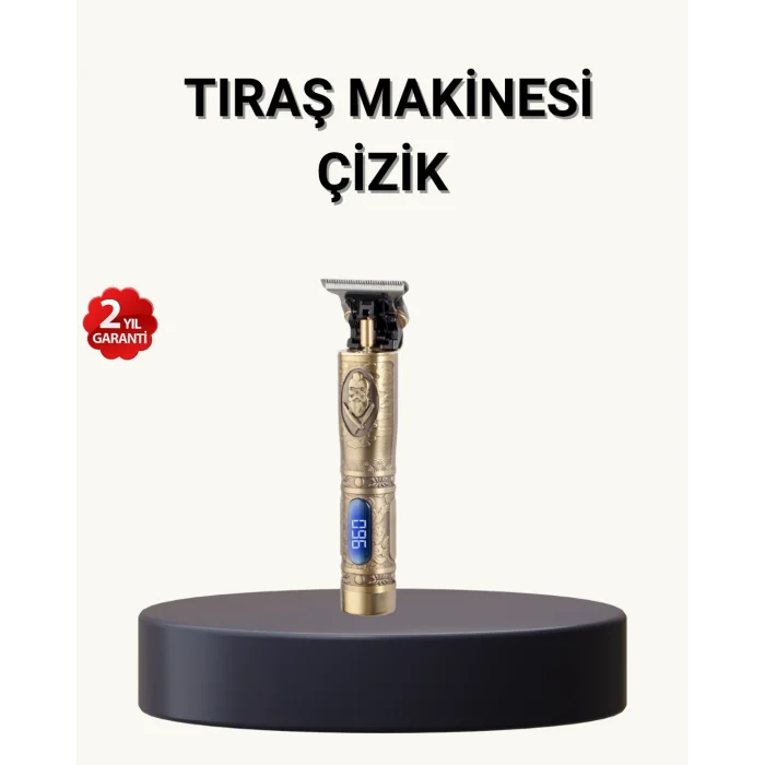 Profesyonel Kablosuz Tıraş Makinesi – 1-2 Saat Kesintisiz Kullanım