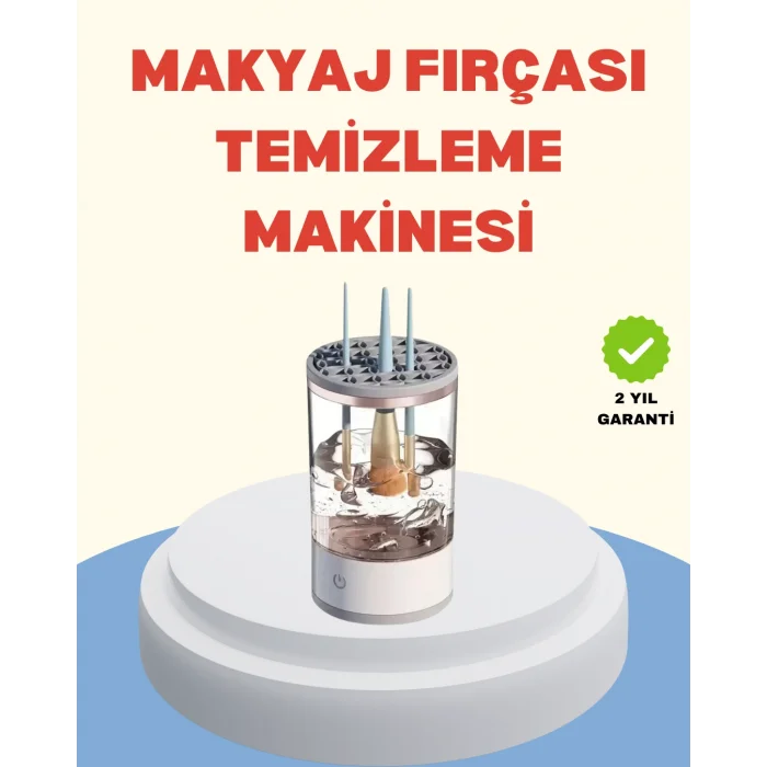 Profesyonel Makyaj Fırçası Temizleme ve Kurutma Makinesi