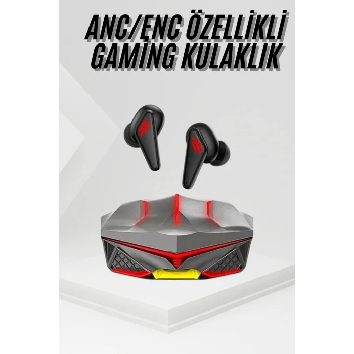 Profesyonel TWS Işıklı Kablosuz Bluetooth Kulaklık Oyuncu Kulaklığı