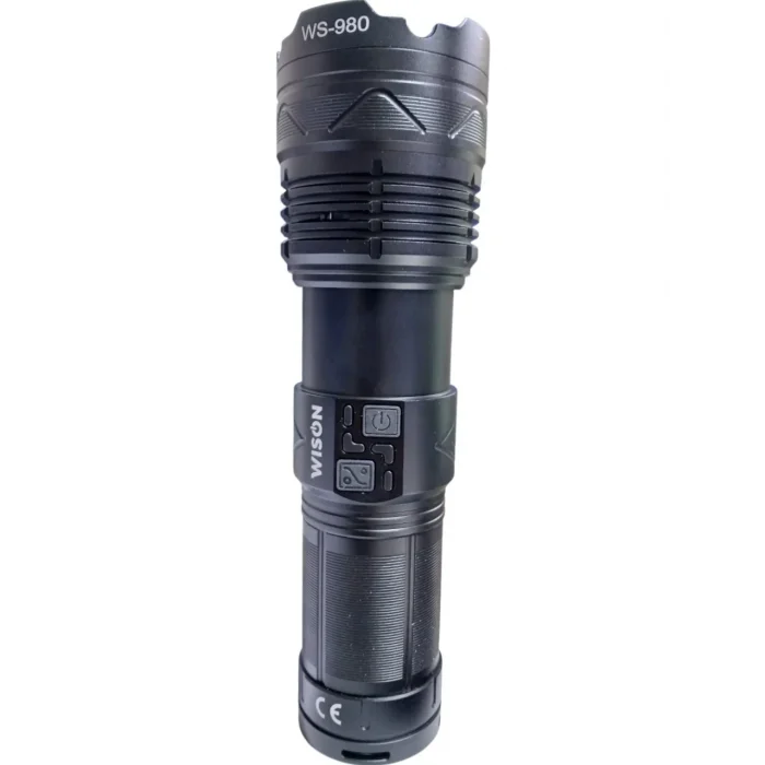 Profesyonel Zoomlu El Feneri | 60w – 7000 Lümen – 13.200 Mah – Type‑c – Metal Gövde (5047)