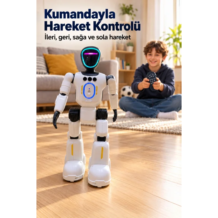 Programlanabilir Robot Oyuncak Kumandayla Komut Kaydetme Özellikli