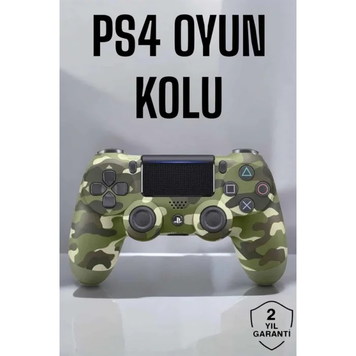 PS4 Oyun Kolu Kamuflaj Desenli Joystick