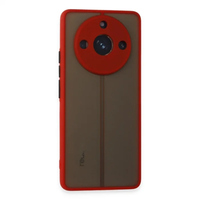 Realme 11 Pro Kılıf Montreal Silikon Kapak - Kırmızı