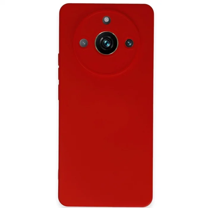 Realme 11 Pro Kılıf Nano İçi Kadife Silikon - Kırmızı