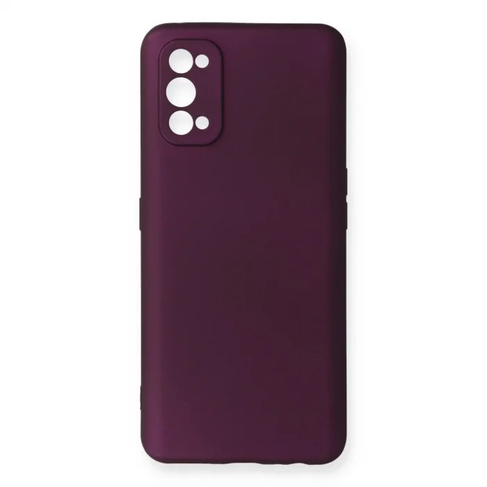 Realme 7 Pro Kılıf First Silikon - Mürdüm