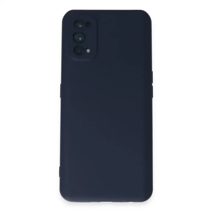 Realme 7 Pro Kılıf Nano İçi Kadife Silikon - Lacivert
