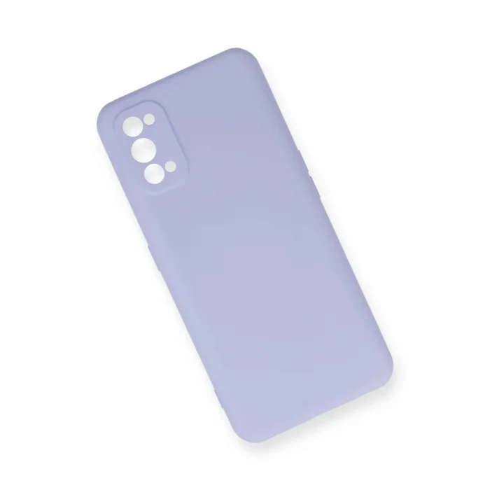 Realme 7 Pro Kılıf Nano İçi Kadife Silikon - Lila