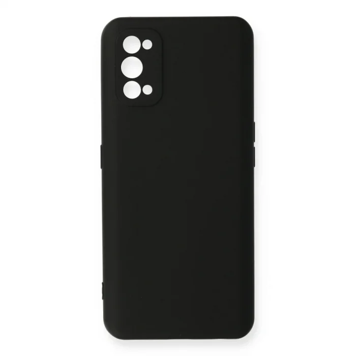 Realme 7 Pro Kılıf Nano İçi Kadife Silikon - Siyah