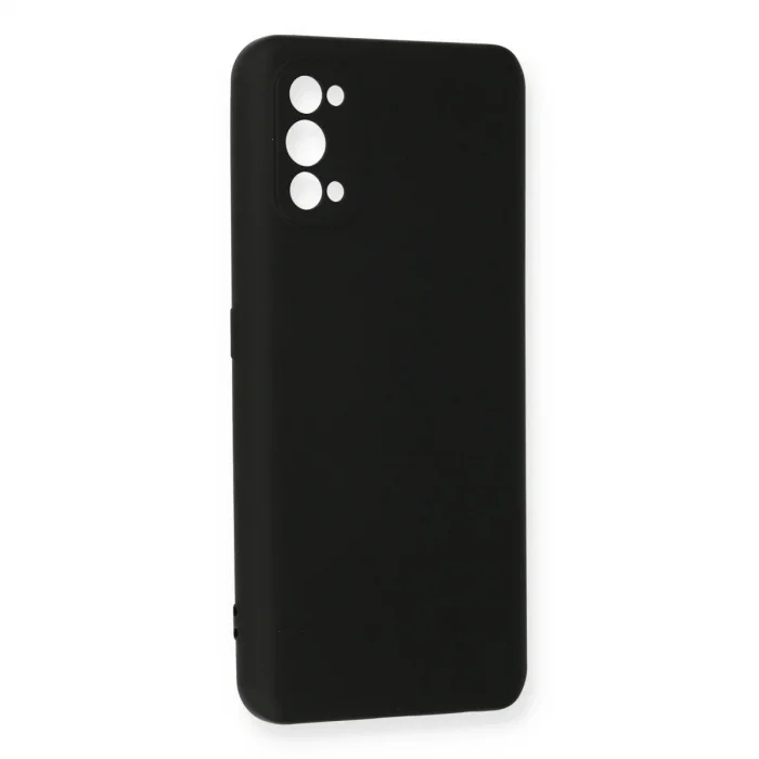Realme 7 Pro Kılıf Nano İçi Kadife Silikon - Siyah